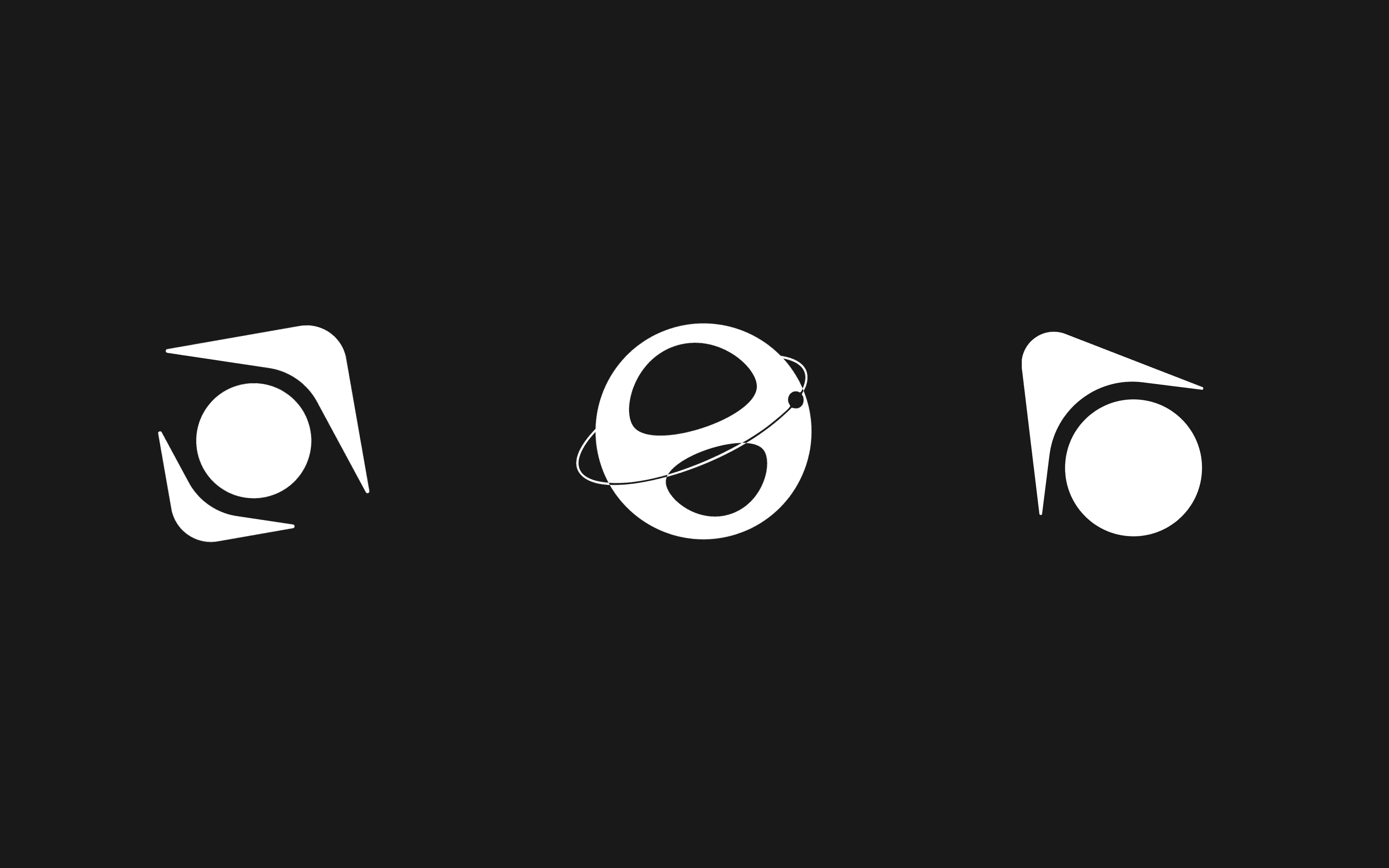 Round two logo concepts with annotations — two huts revolving around a central circle, a planetary sphere with hidden O and H letterforms, and a hut with a sun beneath